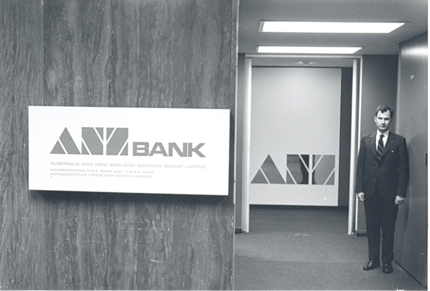 ANZ has a strong international presence – this is what the New York office in Wall St looked like around 1971.